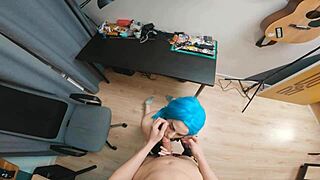 crazy jinx fucks hard on desk