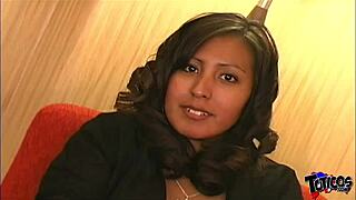 Damn, I'm an 18yo Navajo teen riding my first big black cock here!