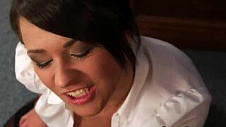 I can't believe this nasty babe got cumshot on her face and gulped all the cum in the blowbang, it was so hottt!