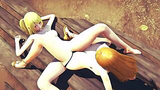 Fairy tail lucy nami lesbian threesome hentai