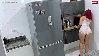 Wow, This Brazilian Prostitute With Huge Ass Pretends To Be Employee For Voyeur Fetish Fun!