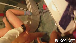 Guy In Glasses Bangs That Slut Hard!