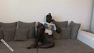 Anna's first big black cock hookup via facebook! 😲