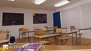 I love this VR Bangers dirty little 18+ student offering her butthole for better grades.