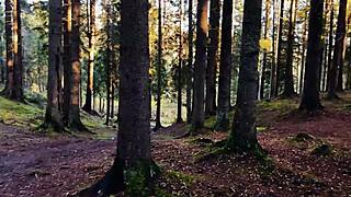 I’m totally lost in Wonderland’s cute blue-eyed deepthroat magic outdoors