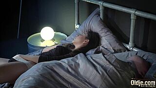 licking his fat cock all over to swallow cumshot