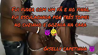 fui dar pra um f� durante uma festa na casa do maax puto carioca e acabei sendo esculachada e tendo q fuder com tr�s at� o igor mostro me comeu tomei no cu sem camisinha e levei gozada na cara