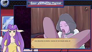 Milfy Avatar Blowjob Featuring a Monster?