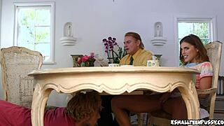 Adriana Chechik takes on monster cock with her tight brunette pussy