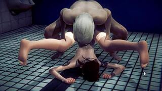 3D Animation HS2 Gang Bang