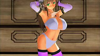 Nathifa in Girl B Hero hentai scenes explode!