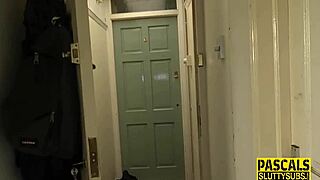 Scottish submissive skank gets ass fucked and deepthroats cum.