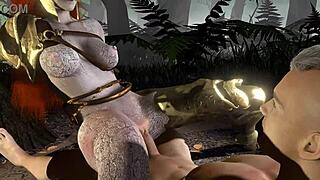 Malenia rides on top in the forest loop! 😏 Elden Ring parody