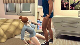 yo, check this sims 4 tigress pussy action