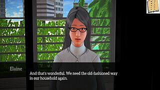 my new family 236: cartoon hentai riding with big ass and small tits in 3d sex 😍