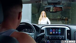 Milfy SEDONA REIGN RIDES and gets CUM in MOUTH in debut.