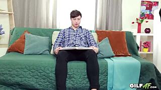 67-годишна баба с големи цици чука съседското момче - GILFAF