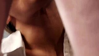 I can't believe this nasty babe got cumshot on her face and gulped all the cum in the blowbang, it was so hottt!