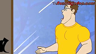 In this gay drawing, the black man and the gardener share a story.