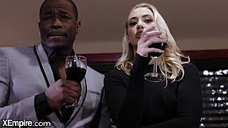 Xempire Skinny Blonde Craves Massive Black Cock in Wild Drilling