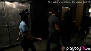 Hardcore Amateur Foursome Fuck With Busty Babes Behind The Bars