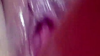 Exotic milf pornstar shows solo masturbation in doll room.