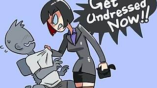 我痴迷这个野性变态群交动画对决！