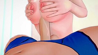 i visit the infirmary in my school uniform for some handjob fun with froppy