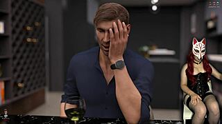 Intense Footjob Under Desk with Coed