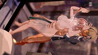 Tsukishiro Yanagi Bent Over In Intense Doggystyle