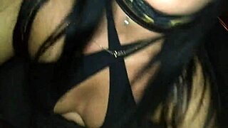 I dragged a dick from the square to my car, latina brunette bent over for doggystyle cumshot 😏