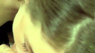 Hot Canadian Blonde Deep-Throats, Rimjobs, And Swallows Cum?