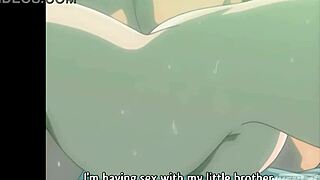 hentai tale of groping my busty step sis on a crowded train. subtitles reveal every naughty detail.