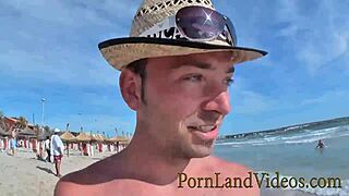 Hot threesome where slut girls play with cock and strapon.