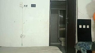 Beautiful Latina Watches Stepbrother Bathing For Sex