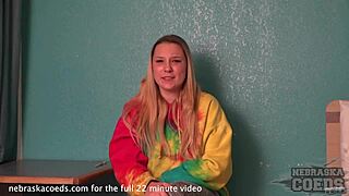 Shy teen Sarah, just 19 from Wisconsin, nails her first casting