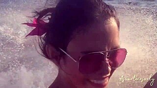 Proper Cumshot in Pussy After Jet Ski and Beach Fun with Cute Teen