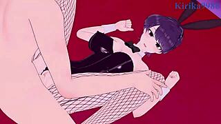 shuuko komi feels intense emotions during pov sex in hentai, creampie and all