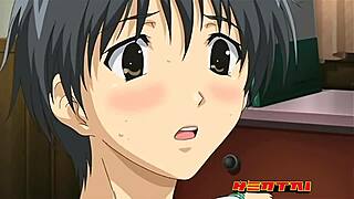 just another day when step sister and brother get caught messing around in hentai action. wild creampie scene unfolds.