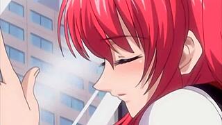 hentai tale of groping my busty step sis on a crowded train. subtitles reveal every naughty detail.