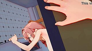 Tsukishiro Yanagi Bent Over In Intense Doggystyle