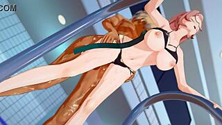 Tsukishiro Yanagi Bent Over In Intense Doggystyle