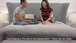 this erotic nympho spreads her tight pussy wide and loses her virginity