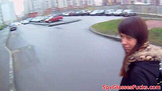 just a petite babe getting drilled doggystyle in pov action.