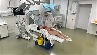 Surveillance Cam Captures Fake Doctor Fucking Bubble Butt Patient Rough at Hospital. Real Outdoor Action Exposed!