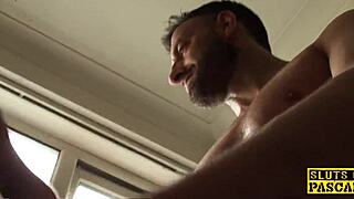 British Sub Slut Roughfucked Cowgirl, Ball Licking For Facial Cumswallow