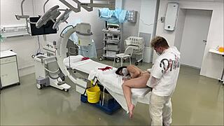 Surveillance Cam Captures Fake Doctor Fucking Bubble Butt Patient Rough at Hospital. Real Outdoor Action Exposed!