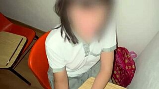Can You Resist This Mexican Schoolgirl Riding Hard in Public Classroom Action?
