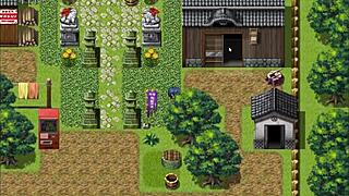 Watch tanned girl natsuki in hentai game ep 4 with plump sweaty curvy body