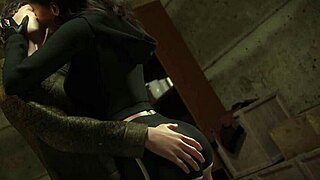 hot brunette says, suck my cock and cum on ass